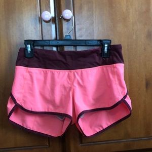 Lululemon speed up short 2.5” inseam